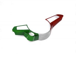 Alfa Romeo Stelvio Steering Wheel Trim - Carbon Fiber - Center Trim Piece - Italian Theme - QV Model